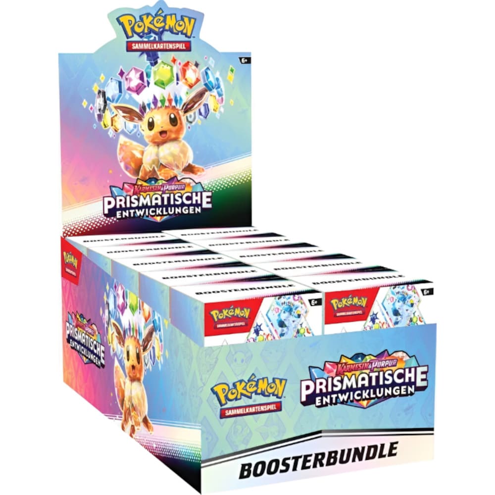 God of Cards: Pokemon Prismatische Entwicklungen Booster Bundle Display Produktbild