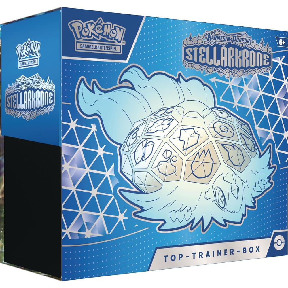 God of Cards: Pokemon Stellarkrone Top Trainer Box Produktbild