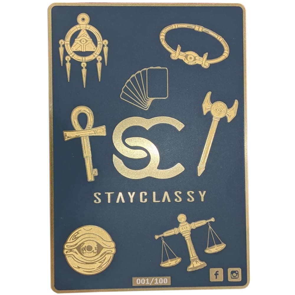 Go of Cards: Stay Classy Metal Field Center Ancient Tablet 1 Produktbild 