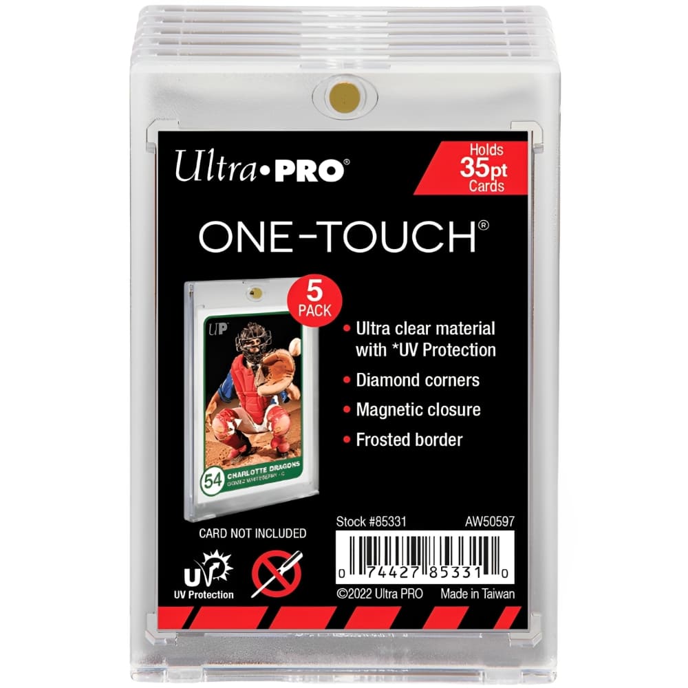 God of Cards: Ultra Pro Magnetic Holder UV One-Touch 35pt 5 Count Retail Pack Produktbild