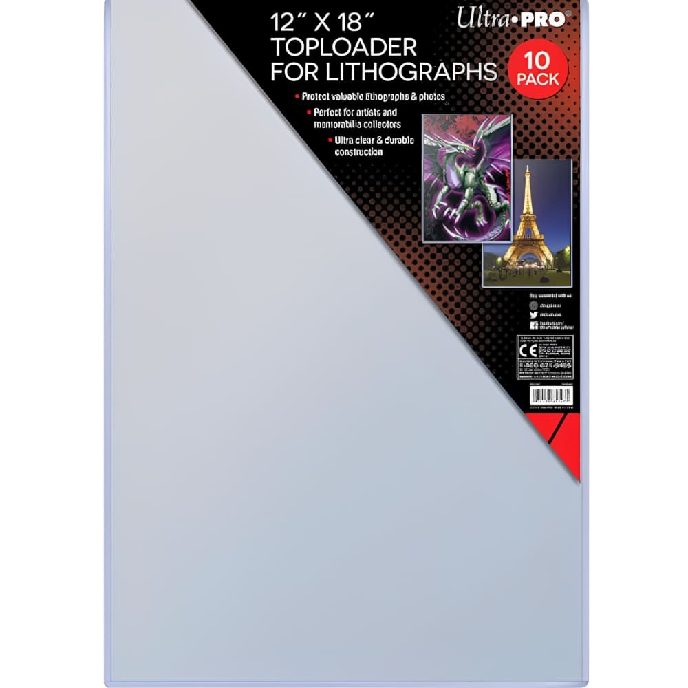 God of Cards: Ultra Pro Toploader 12´´ x 18´´ Lithographs 10 Stück Produktbild