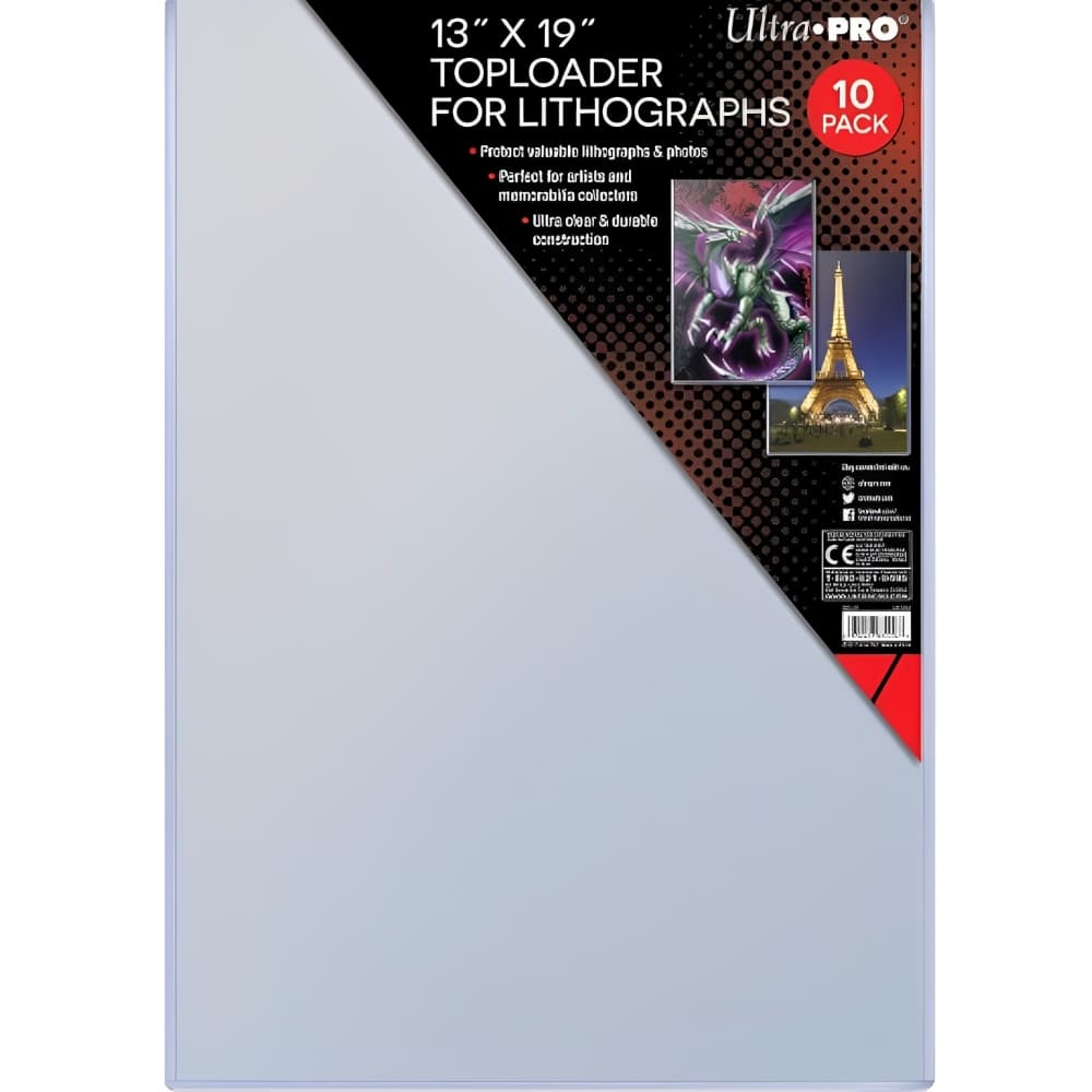 God of Cards: Ultra Pro Toploader 13´´ x 19´´ Lithographs 10 Stück Produtkbild