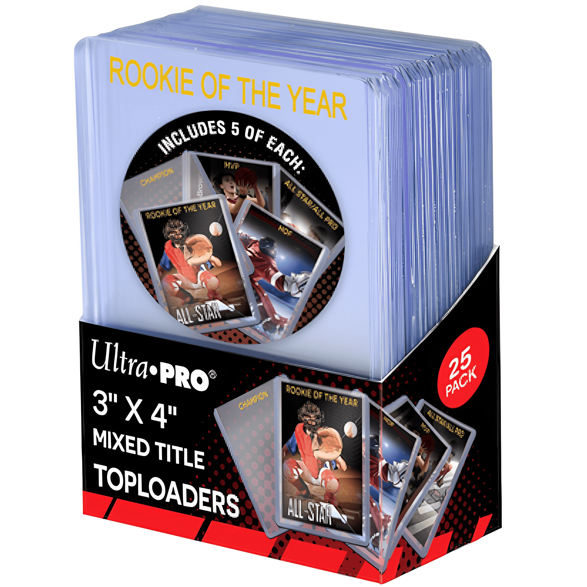 God of Cards: Ultra Pro Toploader 3 x 4 Mixed Title 25 Stück Produktbild