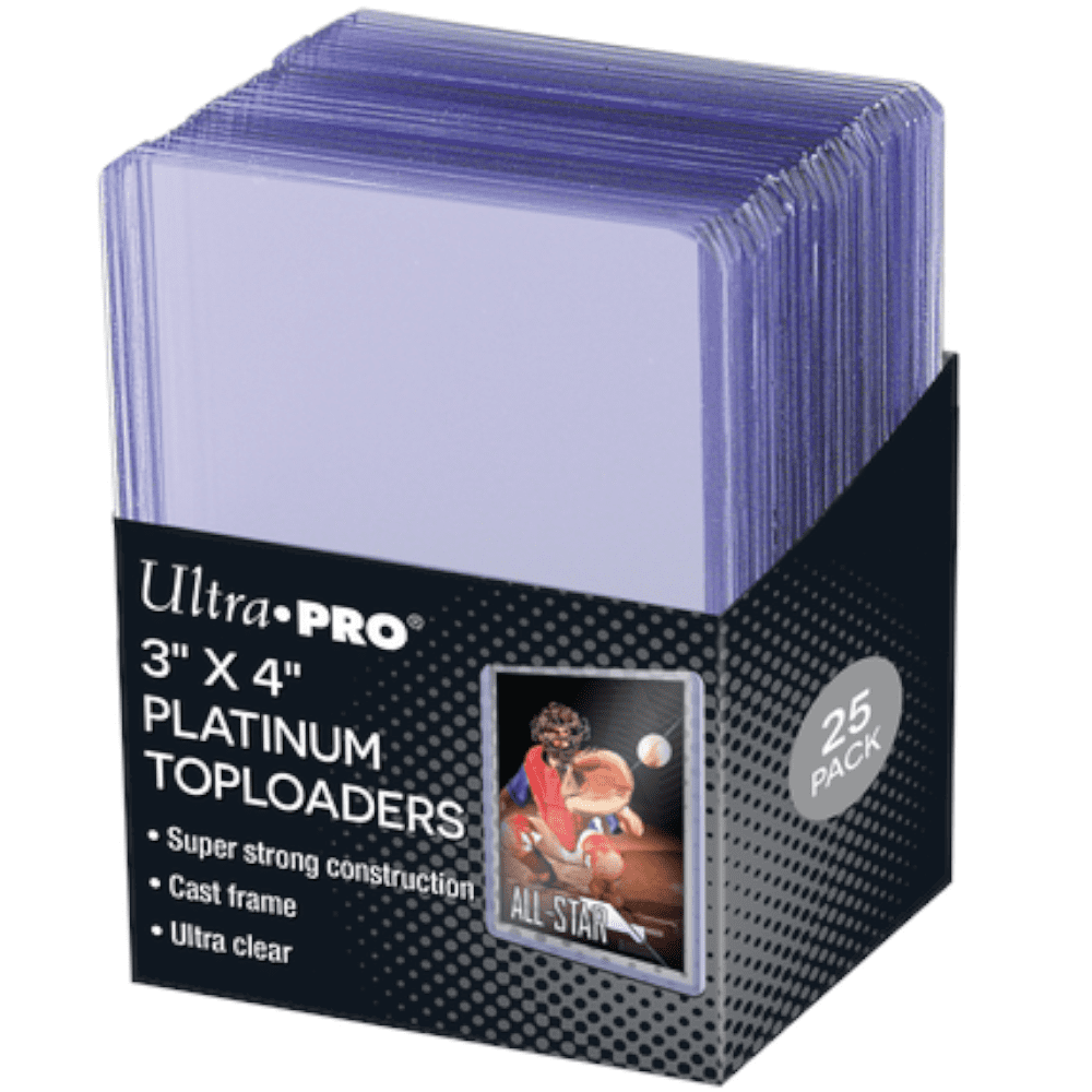 God of Cards: Ultra Pro Toploader 3 x 4 Platinum 25 Stück Produktbild