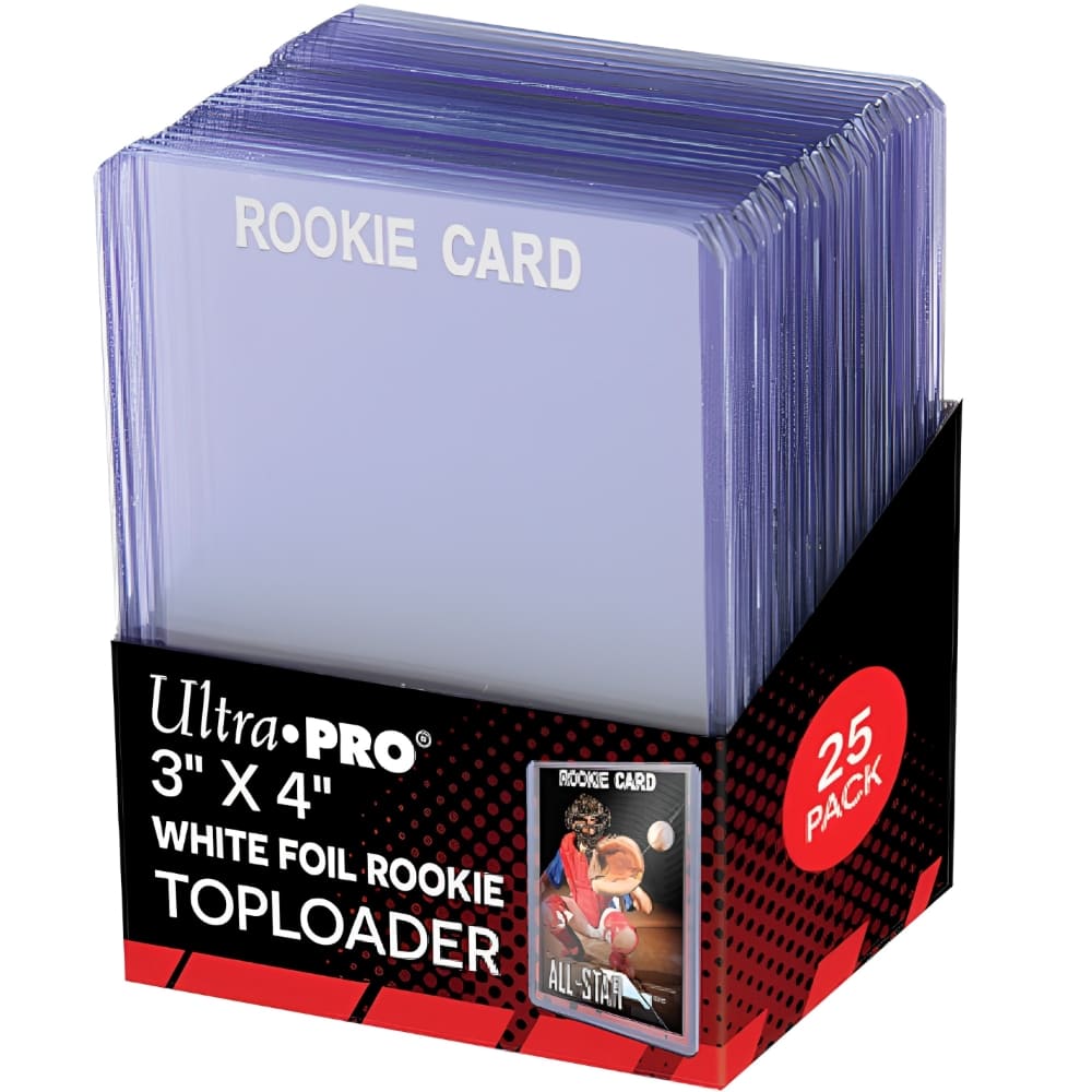 God of Cards: Ultra Pro Toploader  3 x 4 Rookie White 25 Stück Produktbild
