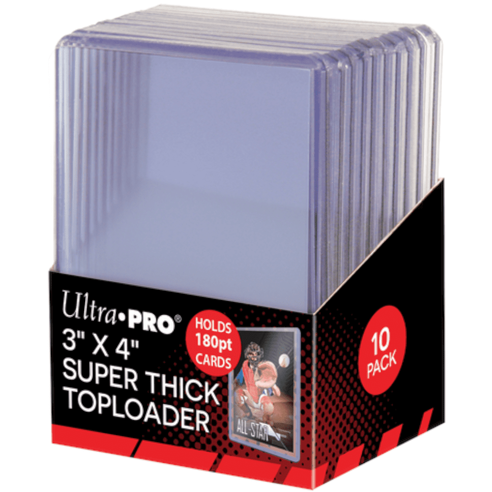 God of Cards: Ultra Pro Toploader 3 x 4 Super Thick 180PT 10 Stück Produktbild