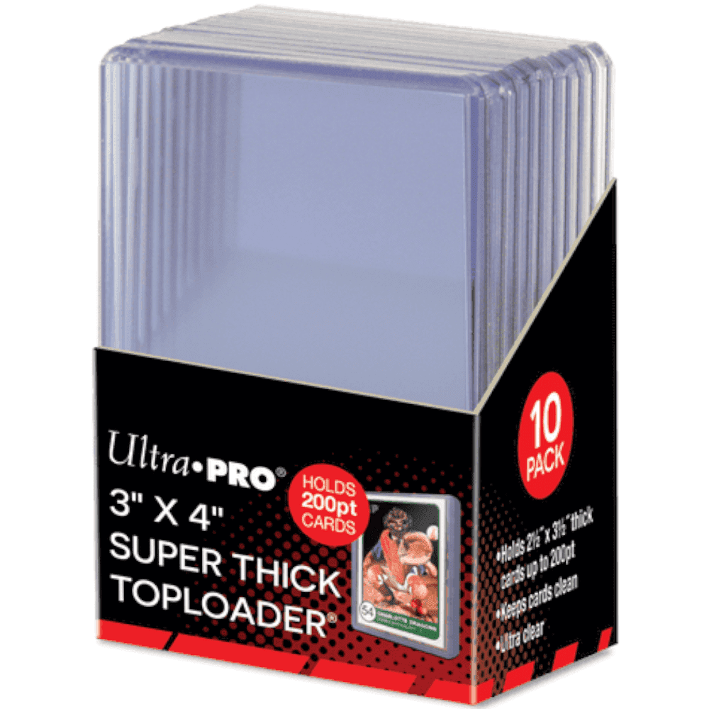 God of Cards: Ultra Pro Toploader 3 x 4 Super Thick 200 PT 10 Stück Produktbild