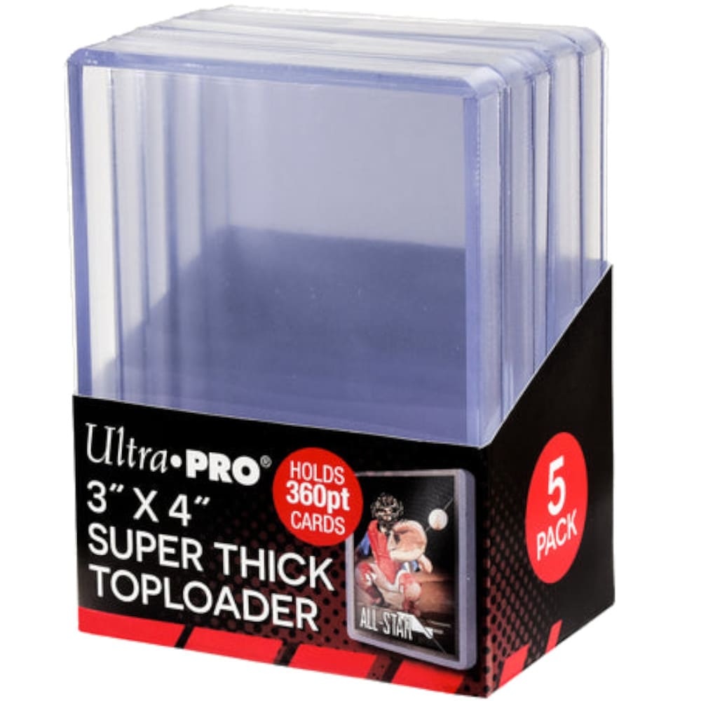 God of Cards: Ultra Pro Toploader 3 x 4 Super Thick 360 PT 5 Stück Produktbild