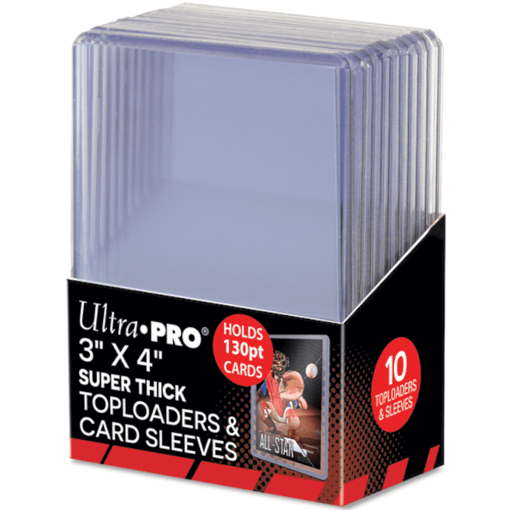 God of Cards: Ultra Pro Toploader mit Card Sleeves 3 x 4 Super Thick 130PT 10 Stück Produktbild