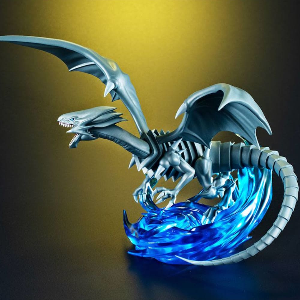 God of Cards: Yugioh Duel Monsters PVC Statue Blue Eyes White Dragon 12cm 3 Produktbild
