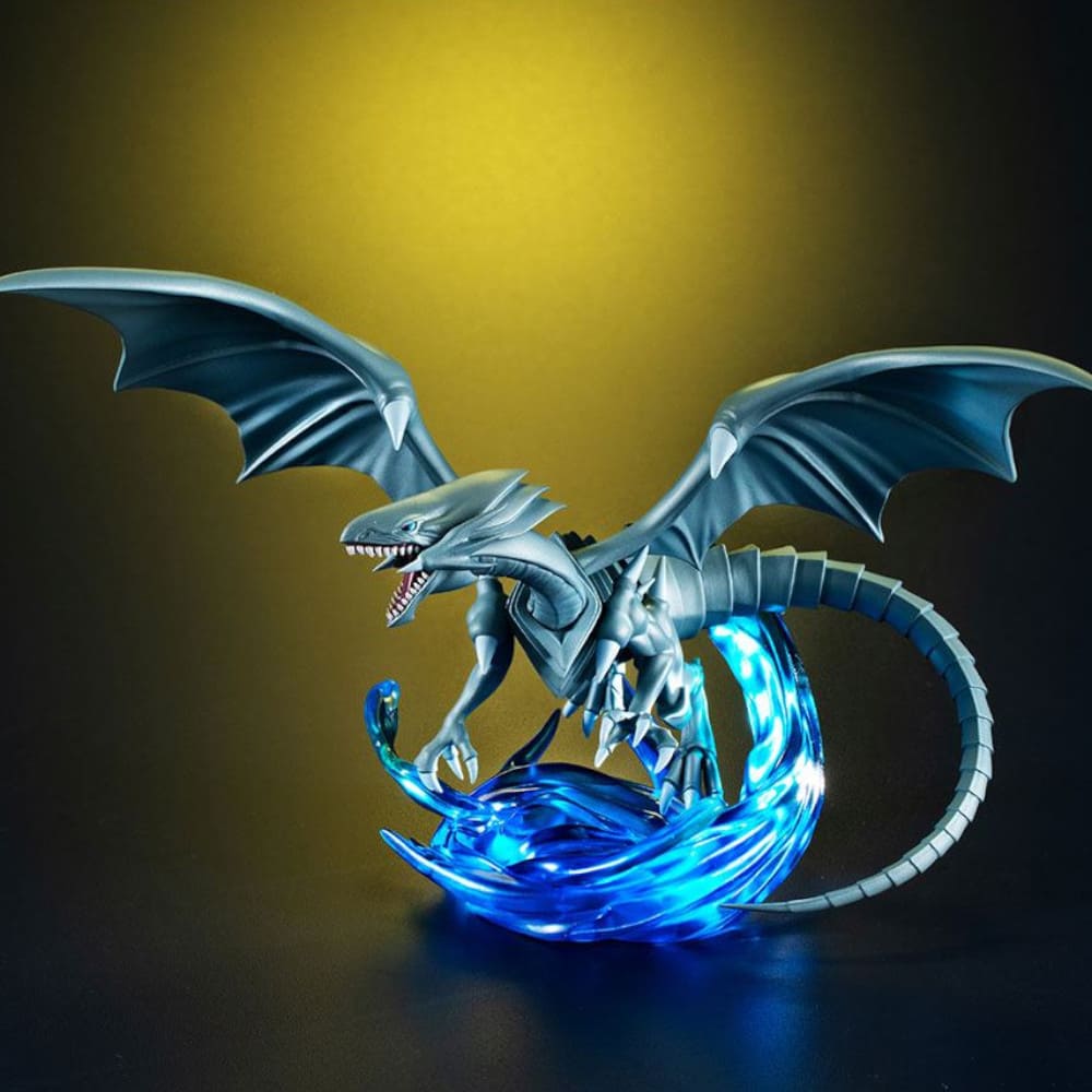 God of Cards: Yugioh Duel Monsters PVC Statue Blue Eyes White Dragon 12cm Produktbild