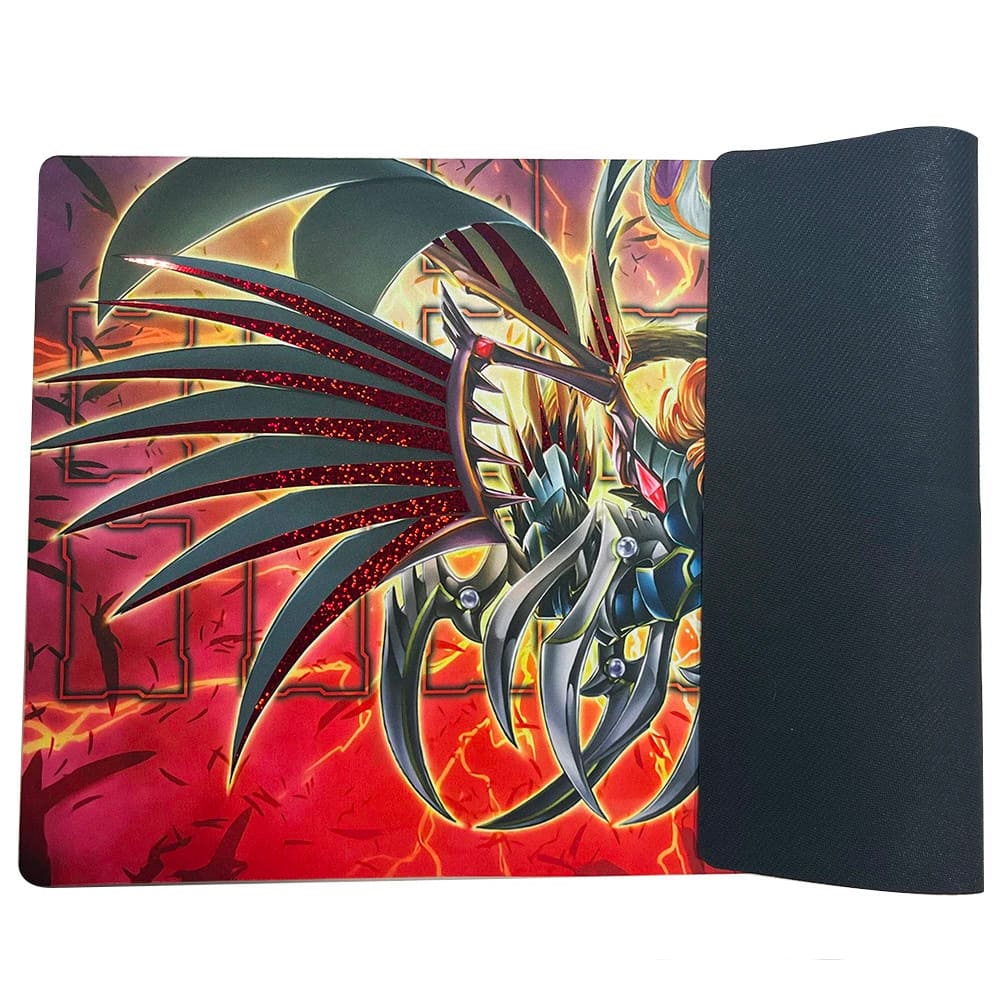 God of Cards: Yugioh Holo Playmat Black Feather Dragon 3 Produktbild