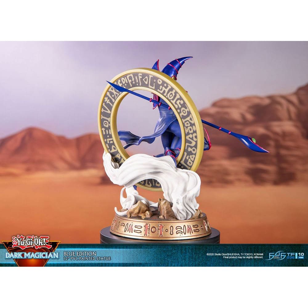 God of Cards: Yugioh PVC Statue Dark Magician Blue Version 29cm 3 Produktbild