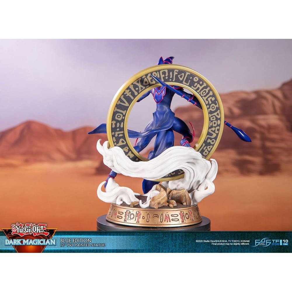 God of Cards: Yugioh PVC Statue Dark Magician Blue Version 29cm 4 Produktbild