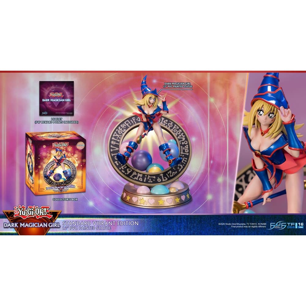 God of Cards: Yugioh PVC Statue Dark Magician Girl Standard Vibrant Edition 30cm 24 Produktbild