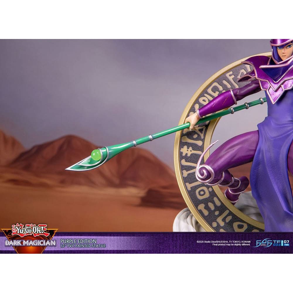 God of Cards: Yugioh PVC Statue Dark Magician Purple Version 29cm 11 Produktbild
