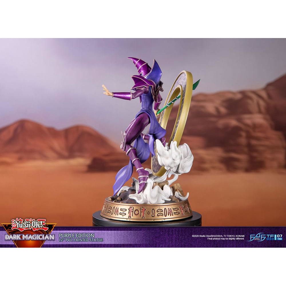 God of Cards: Yugioh PVC Statue Dark Magician Purple Version 29cm 6 Produktbild