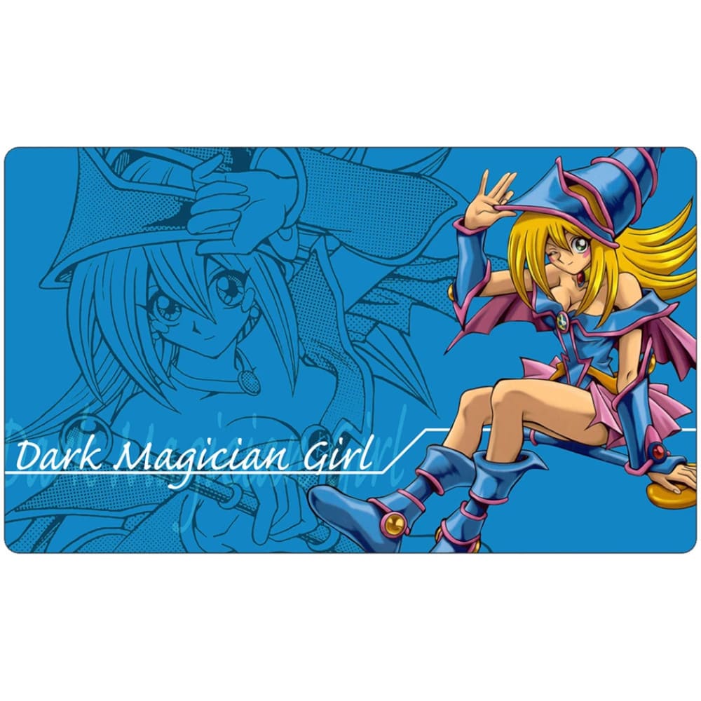 God of Cards: Yugioh Playmat Dark Magician Girl Blue Produktbild
