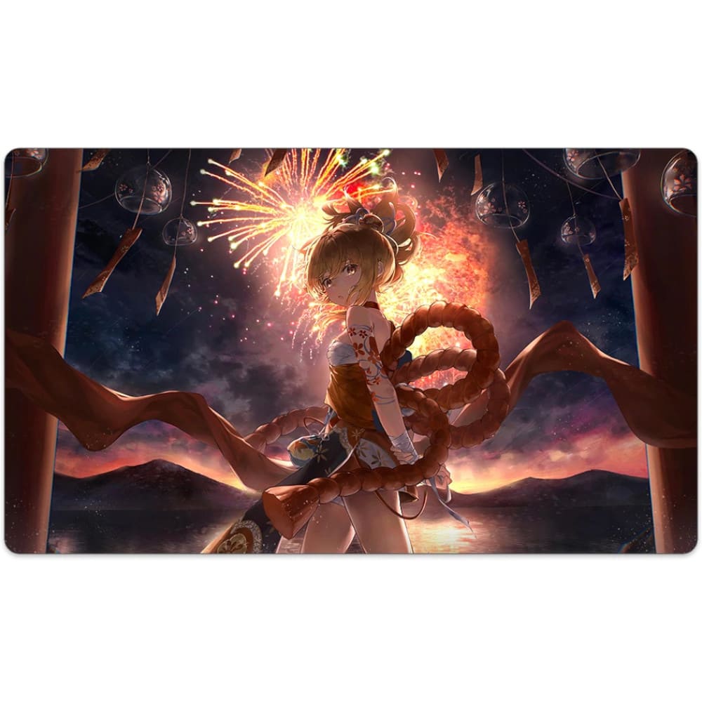 God of Cards: Yugioh Playmat Night Sky Fireworks Produktbild
