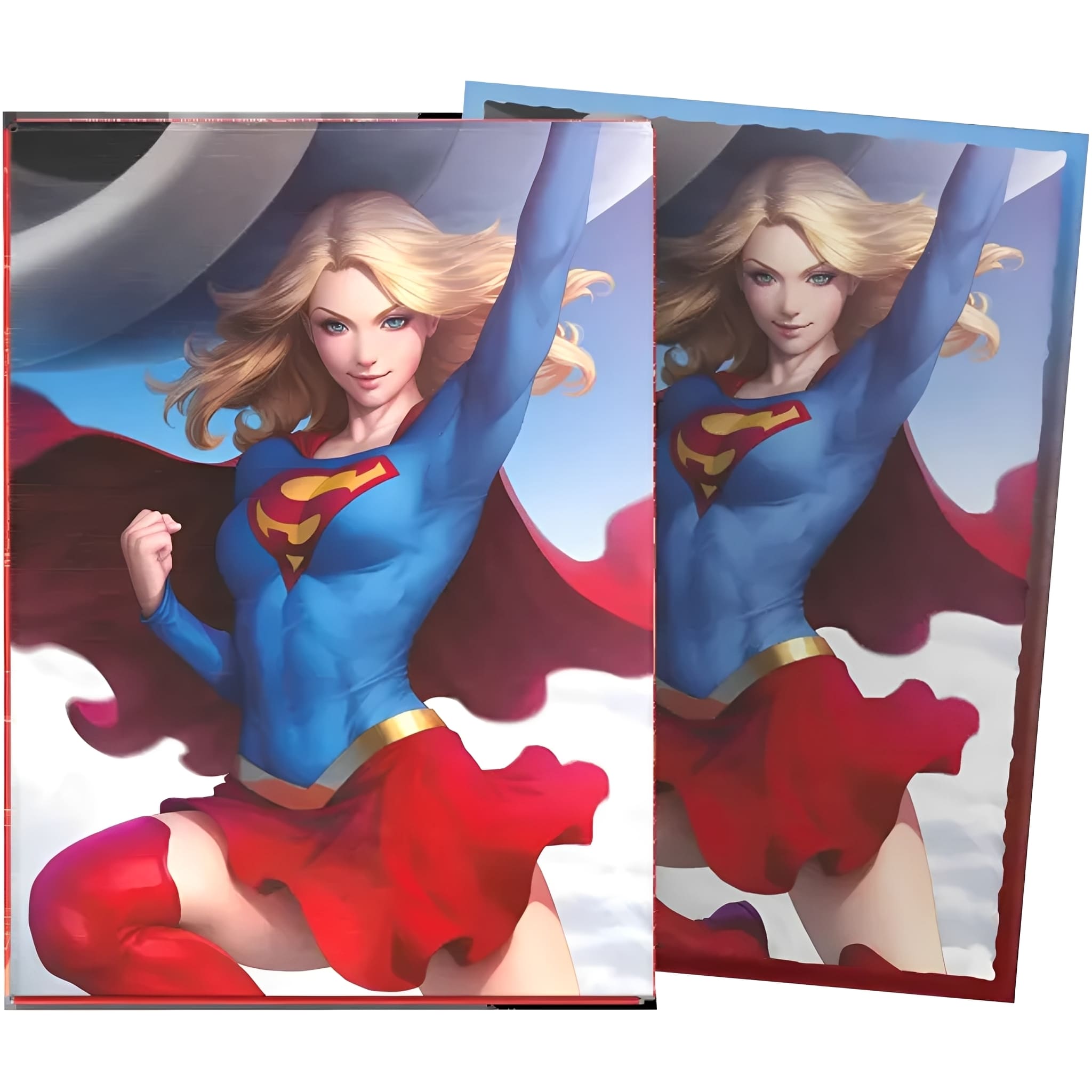 Dragon Shield Standard Size Brushed Art Sleeves Superman Series 100 Pieces