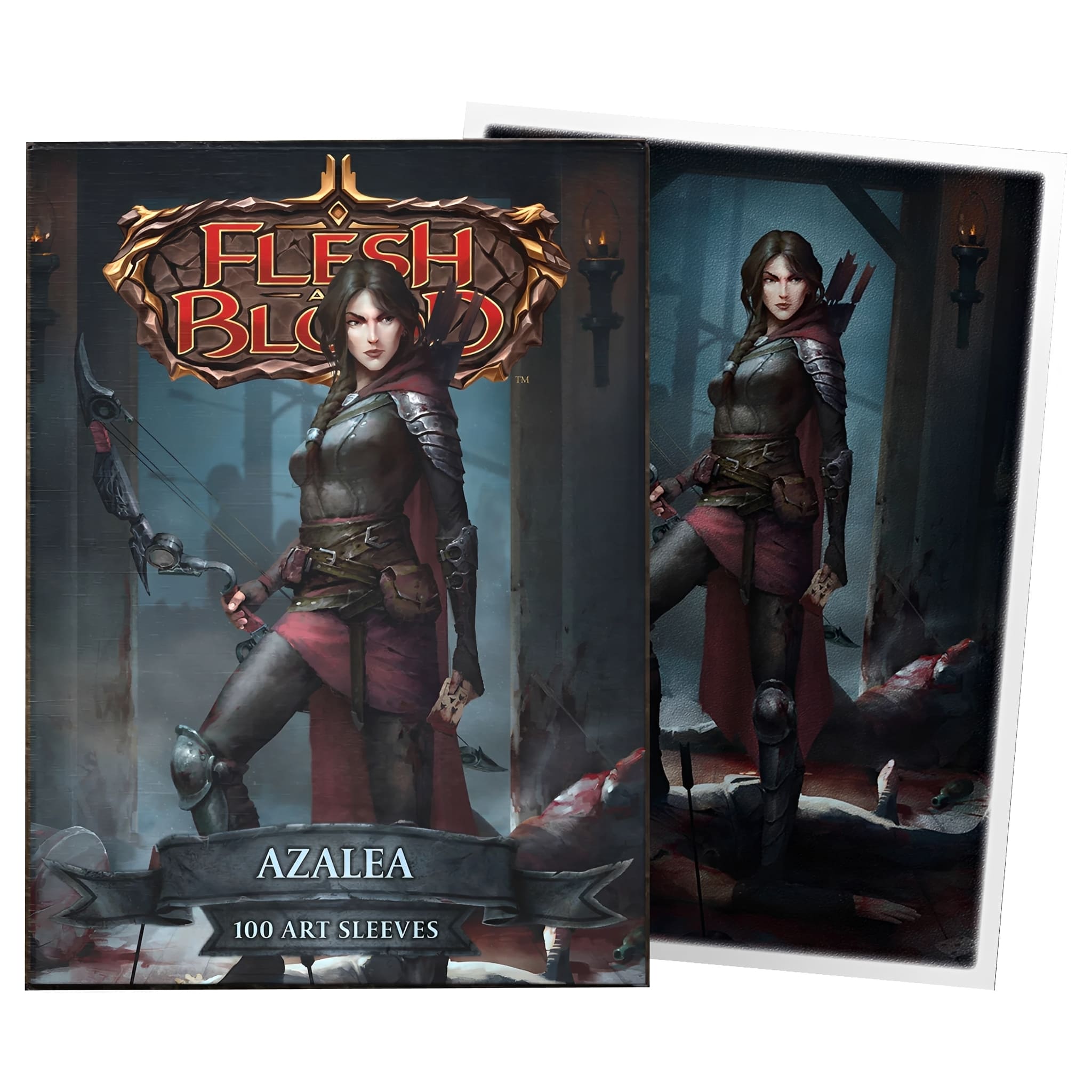 Dragon Shield Standard Size Matte Art Sleeves Flesh & Blood 100 Pieces