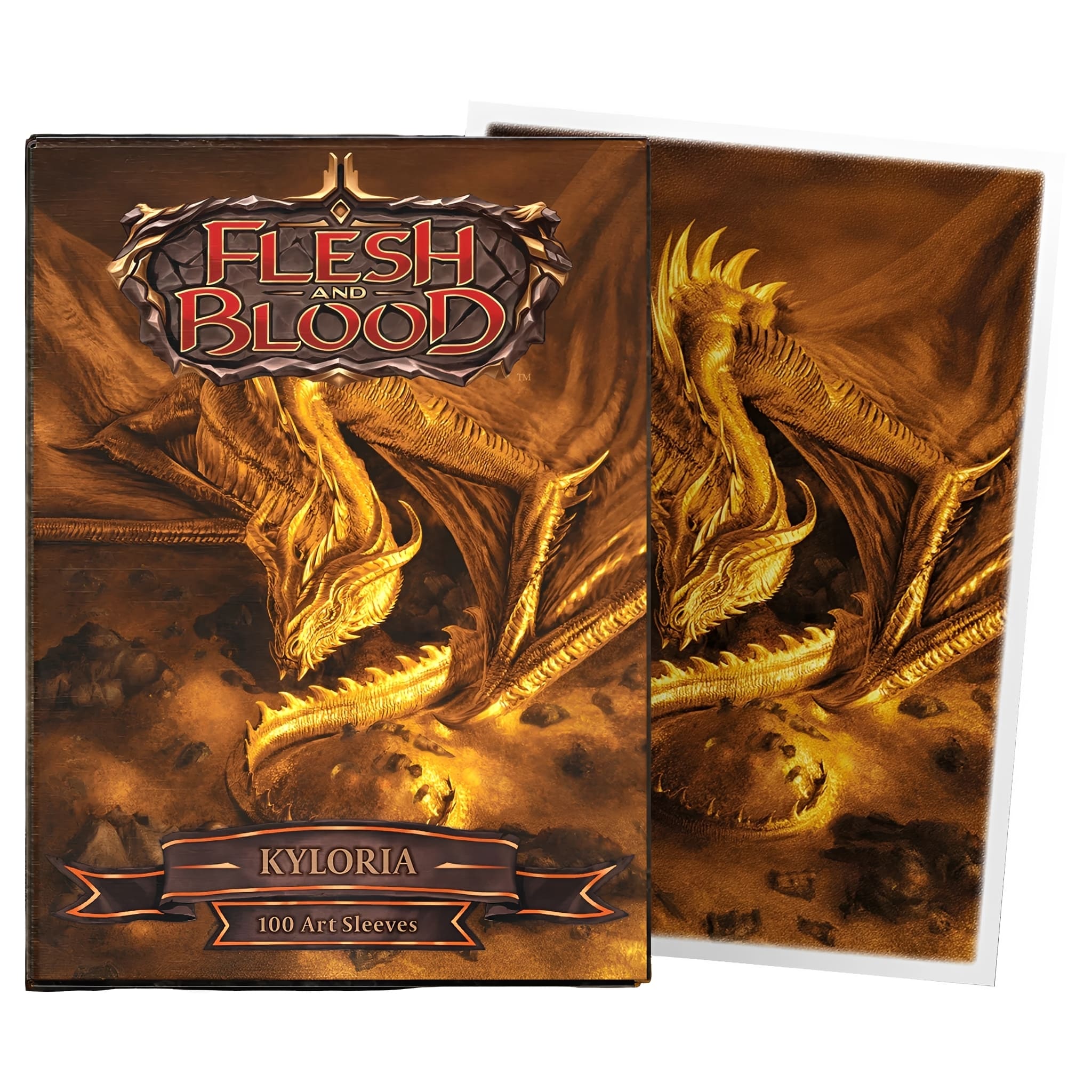 Dragon Shield Standard Size Matte Art Sleeves Flesh & Blood 100 Pieces