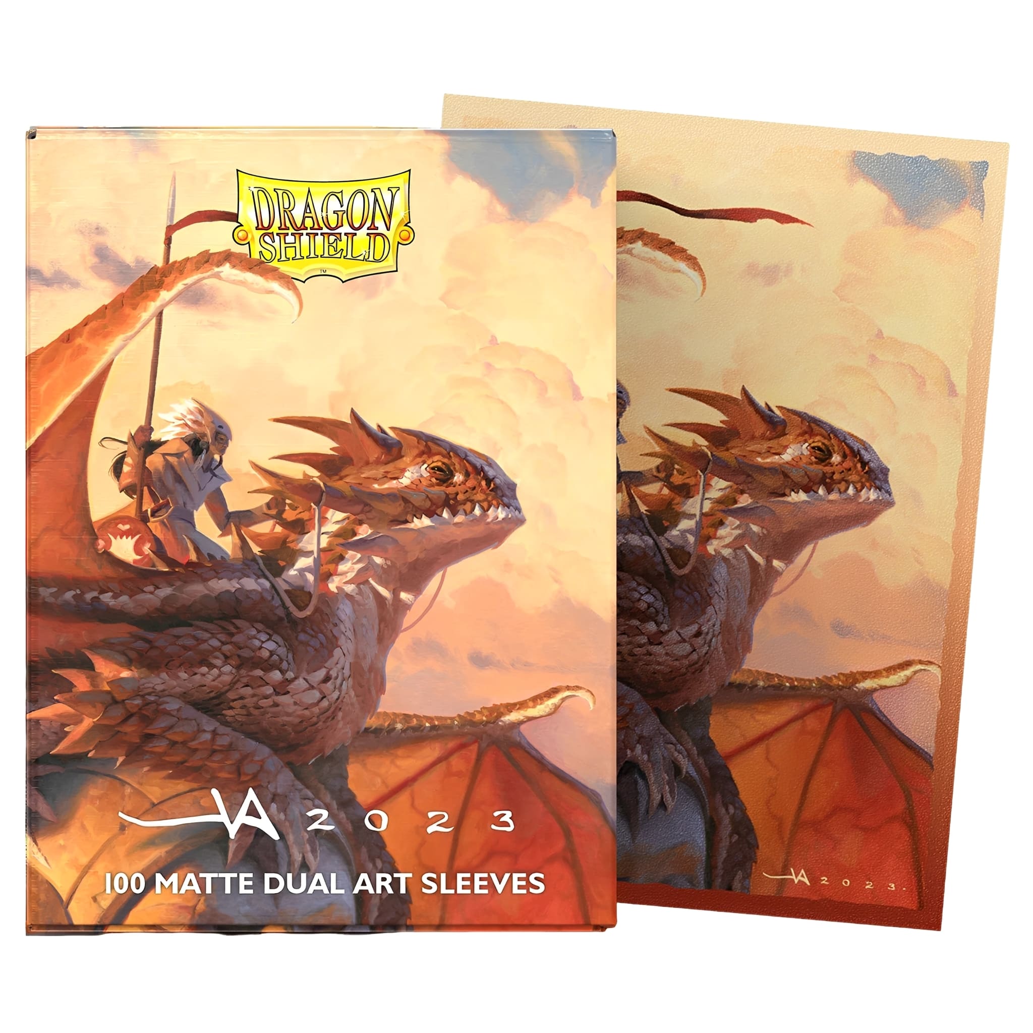 Dragon Shield Standard Size Matte Dual Art Sleeves Signature Series 100 Count