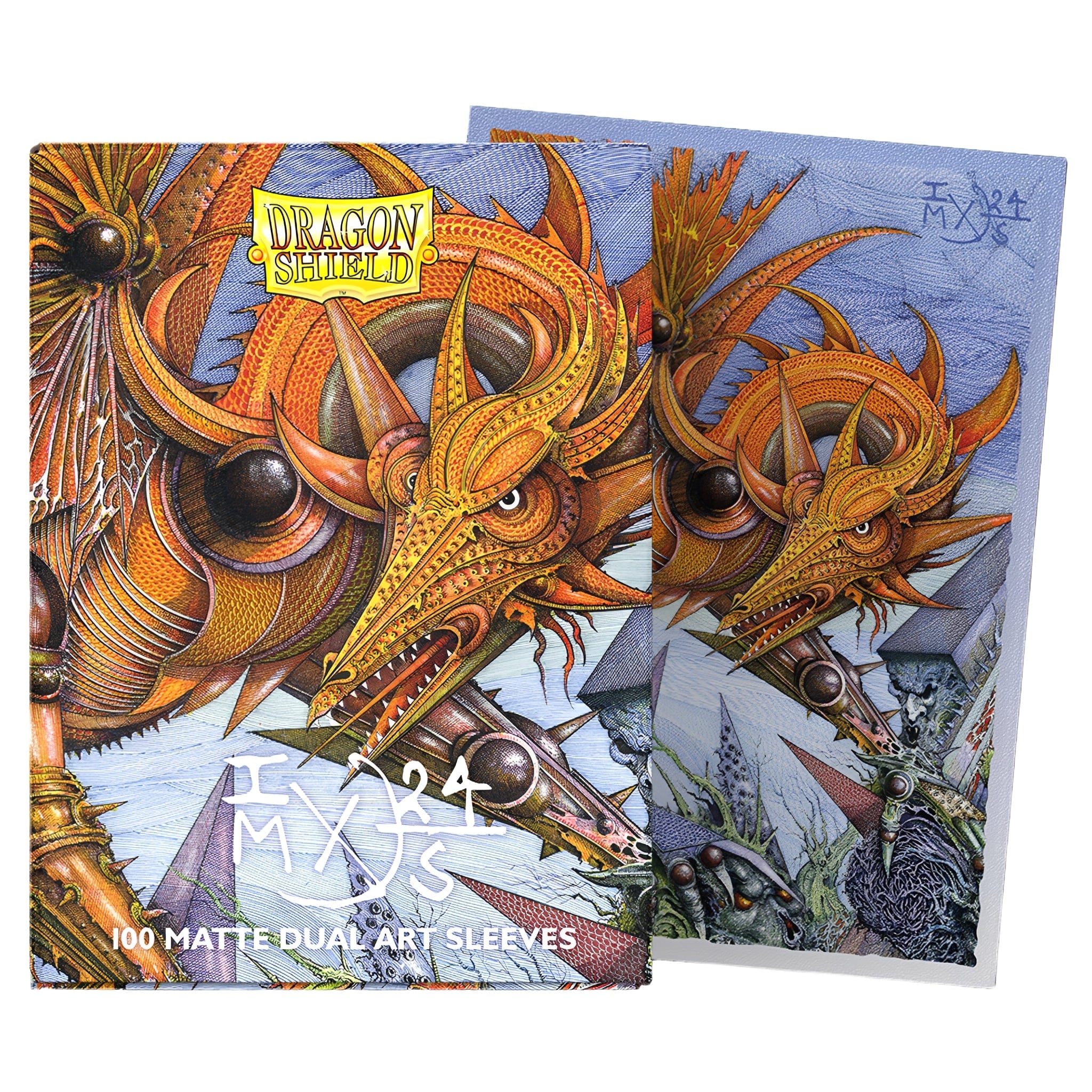 Dragon Shield Standard Size Matte Dual Art Sleeves Signature Series 100 Count