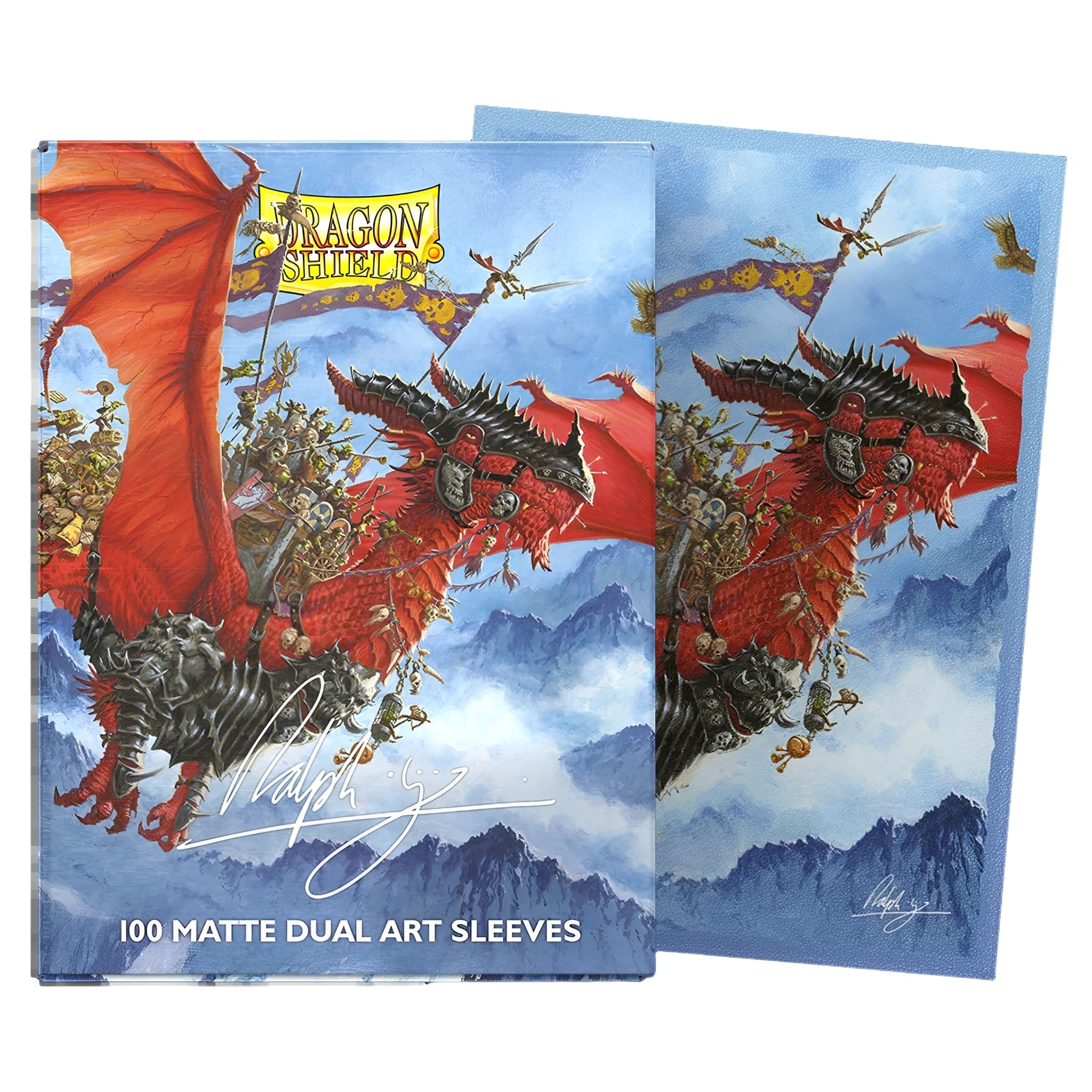 Dragon Shield Standard Size Matte Dual Art Sleeves Signature Series 100 Count