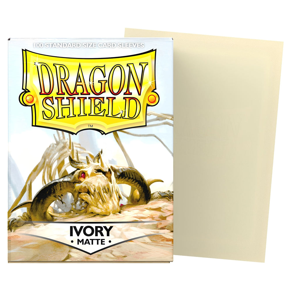 Dragon Shield Protège-cartes Standard Mat 100 Pièces – Transparent, Pour Jeux De Cartes