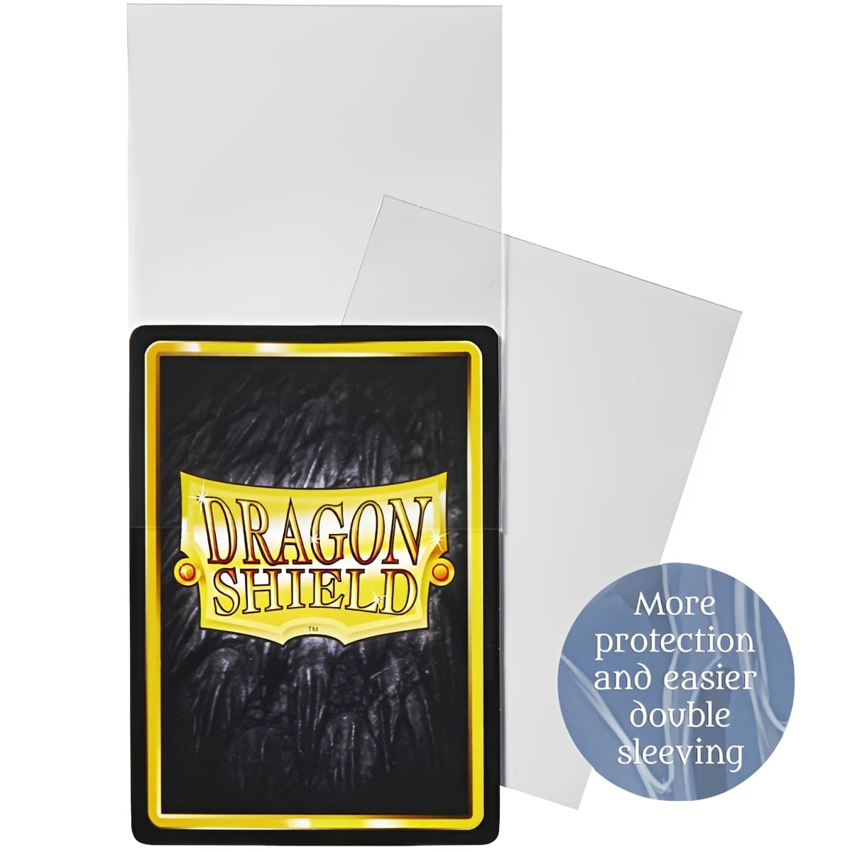 Dragon Shield Standard Size Perfect Fit Thick Inner Sleeves 100 Stück Clear