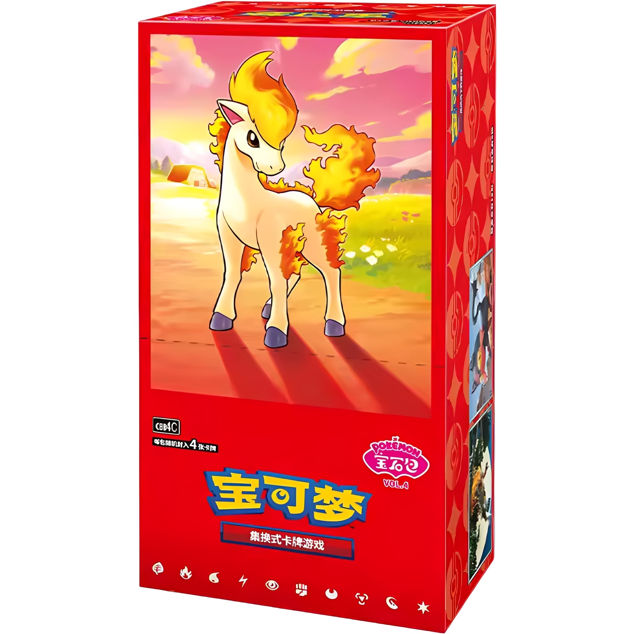 Pokemon <br> Gem Pack Vol. 4 (CBB4C) <br> 18er Display <br> S-Chinesisch
