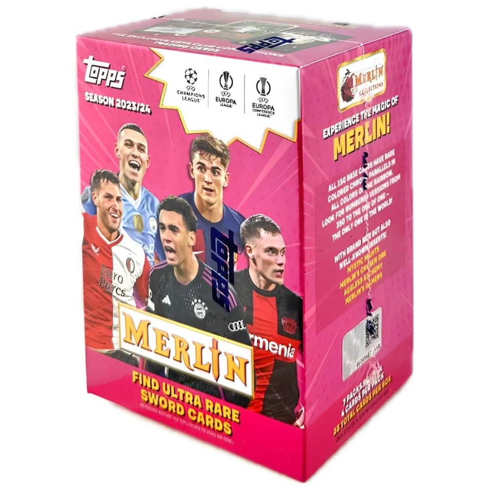 Topps <br> Merlin Chrome UEFA Club Competitons 2023/24 <br> Blaster Value Box