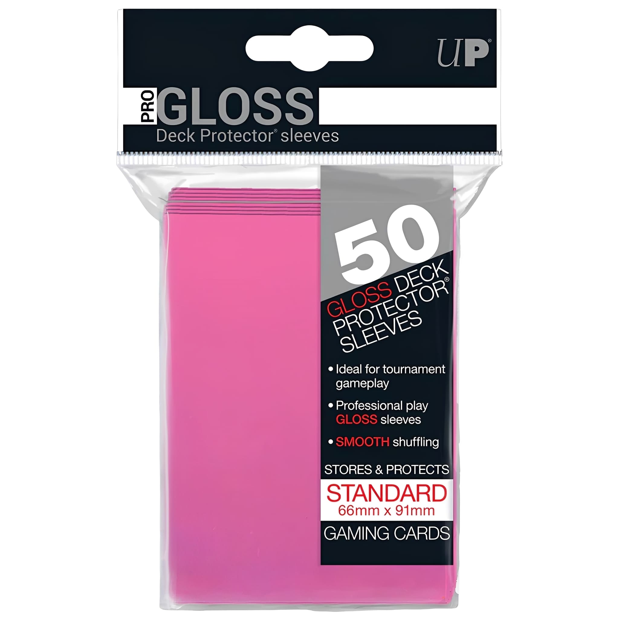 Ultra Pro <br> Standard Size PRO-Gloss Sleeves <br> 50 pieces of multicolor
