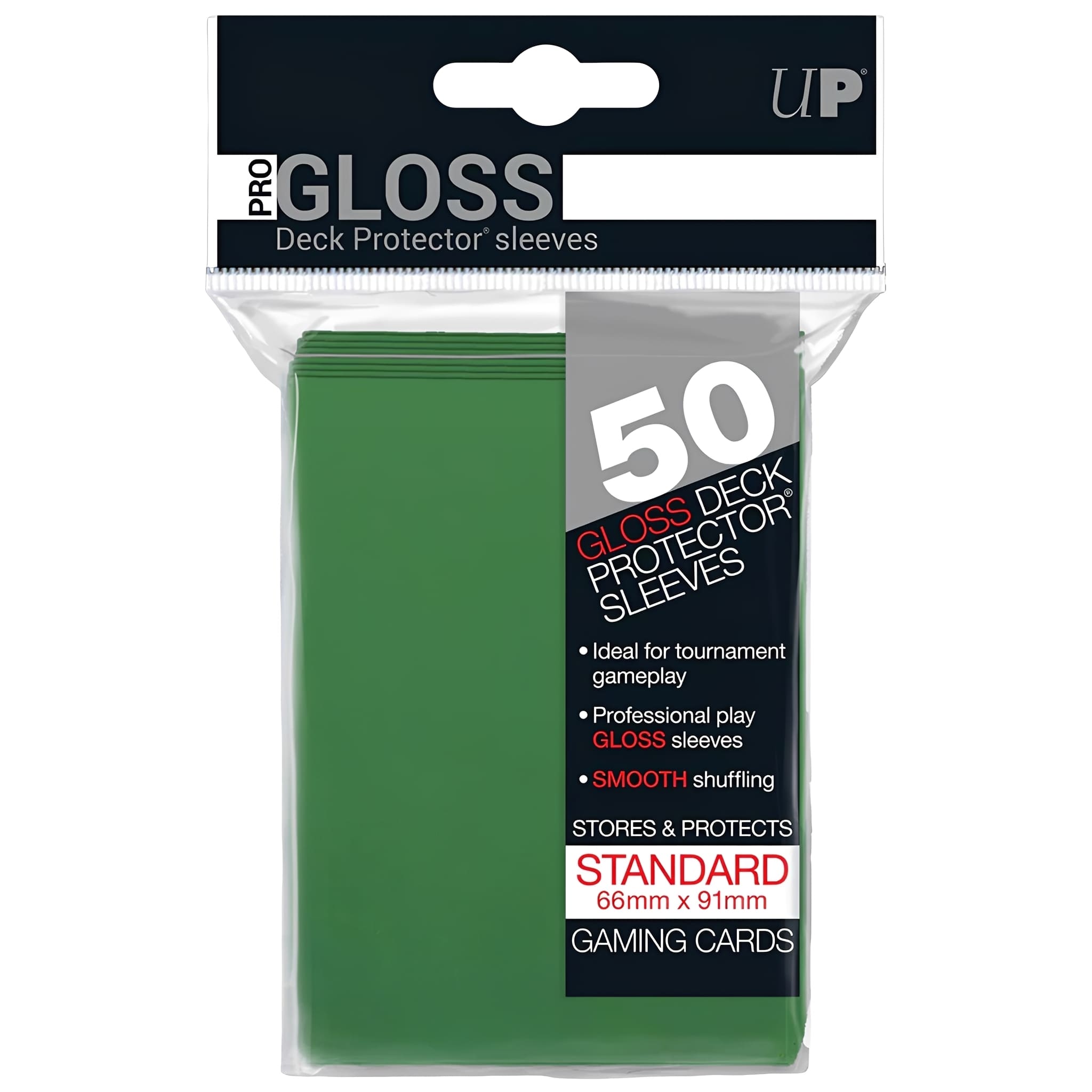 Ultra Pro <br> Standard Size PRO-Gloss Sleeves <br> 50 pieces of multicolor