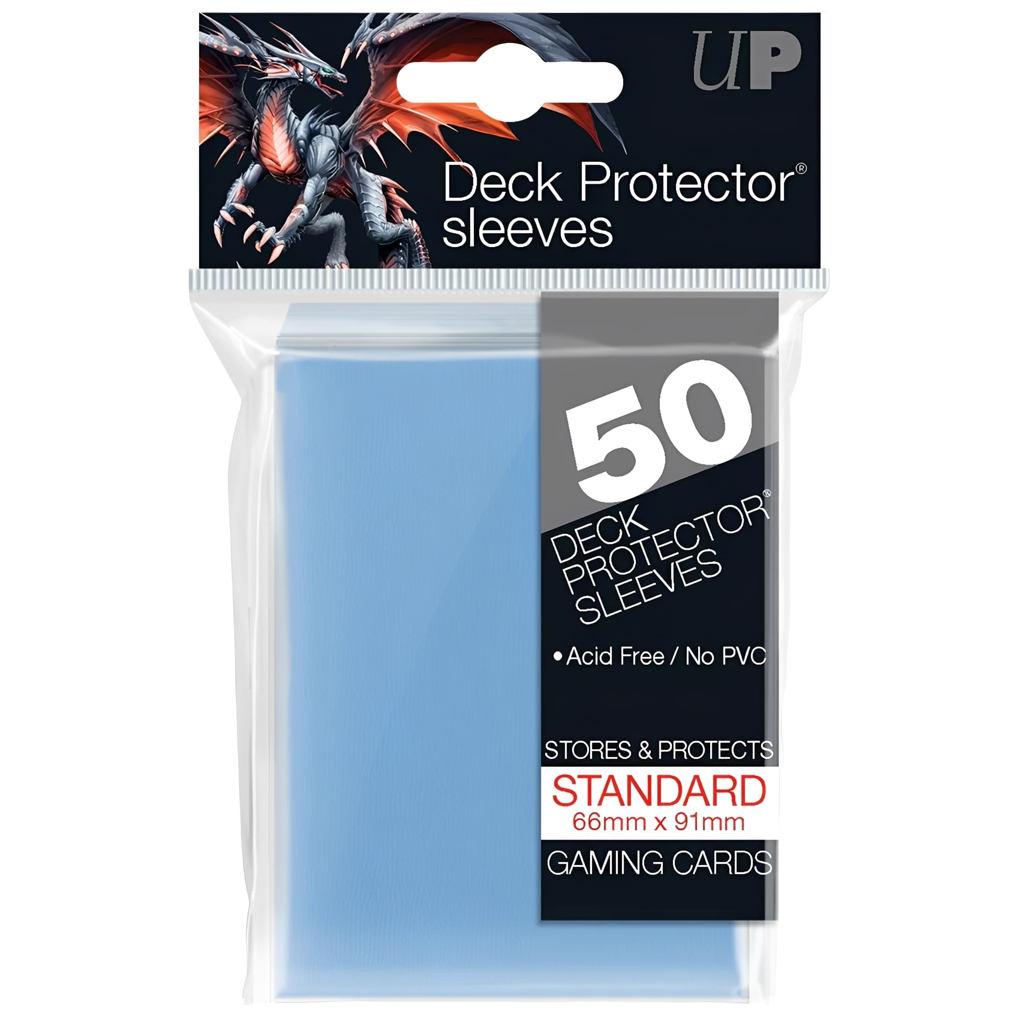 Ultra Pro <br> Standard Size PRO-Gloss Sleeves <br> 50 pieces of multicolor
