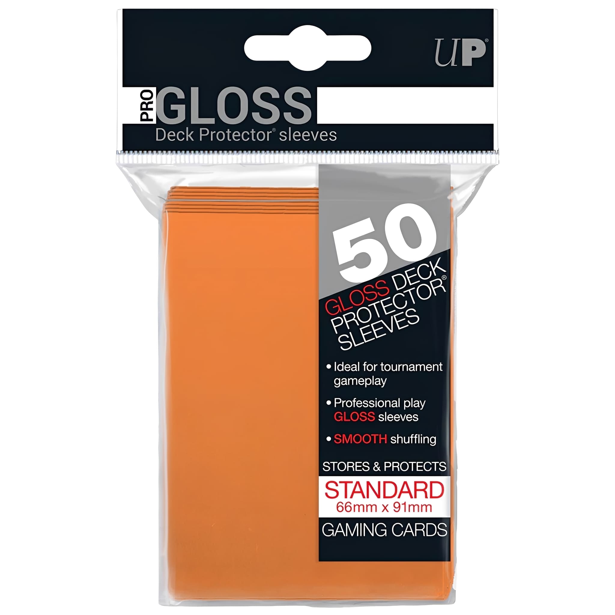 Ultra Pro <br> Standard Size PRO-Gloss Sleeves <br> 50 pieces of multicolor