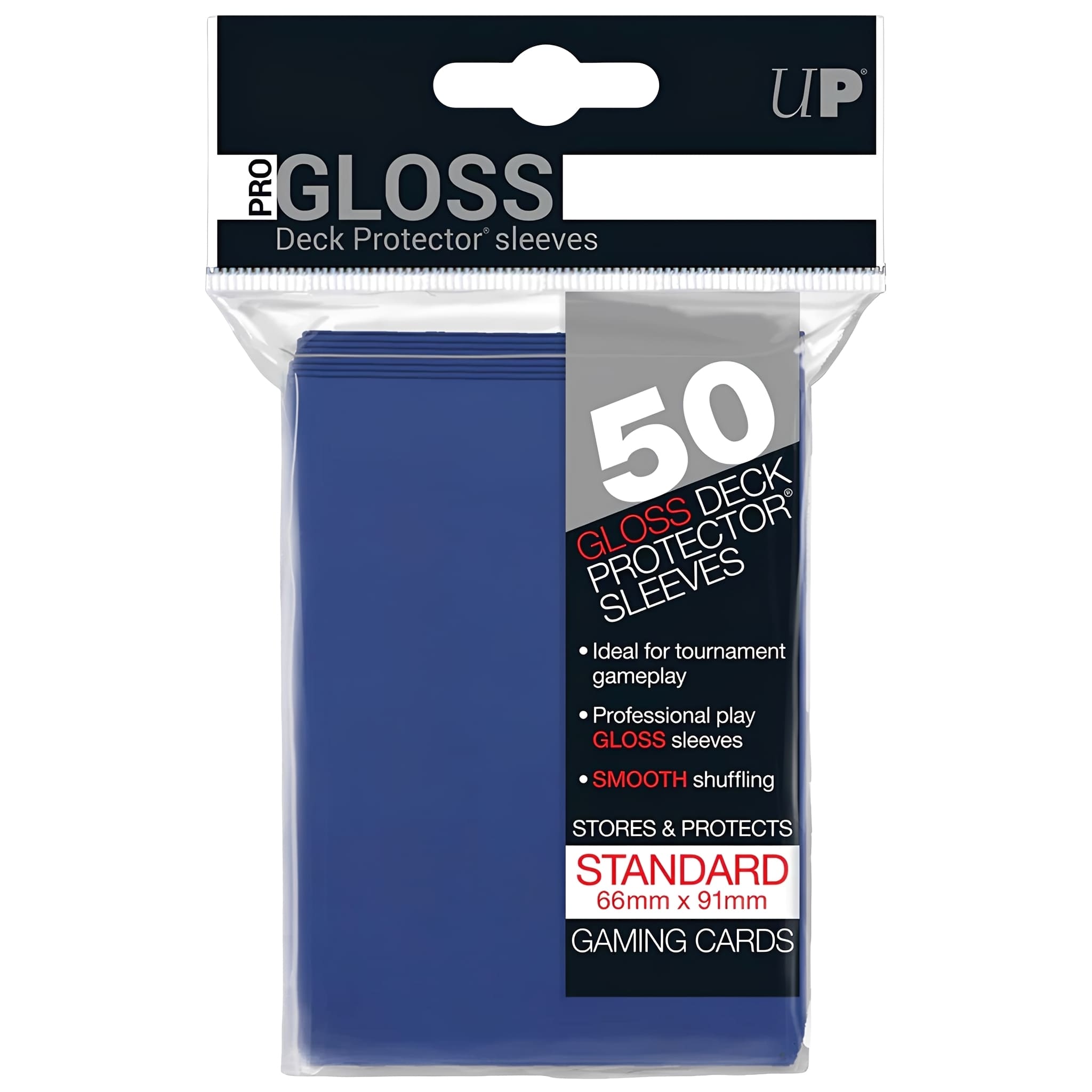 Ultra Pro <br> Standard Size PRO-Gloss Sleeves <br> 50 pieces of multicolor