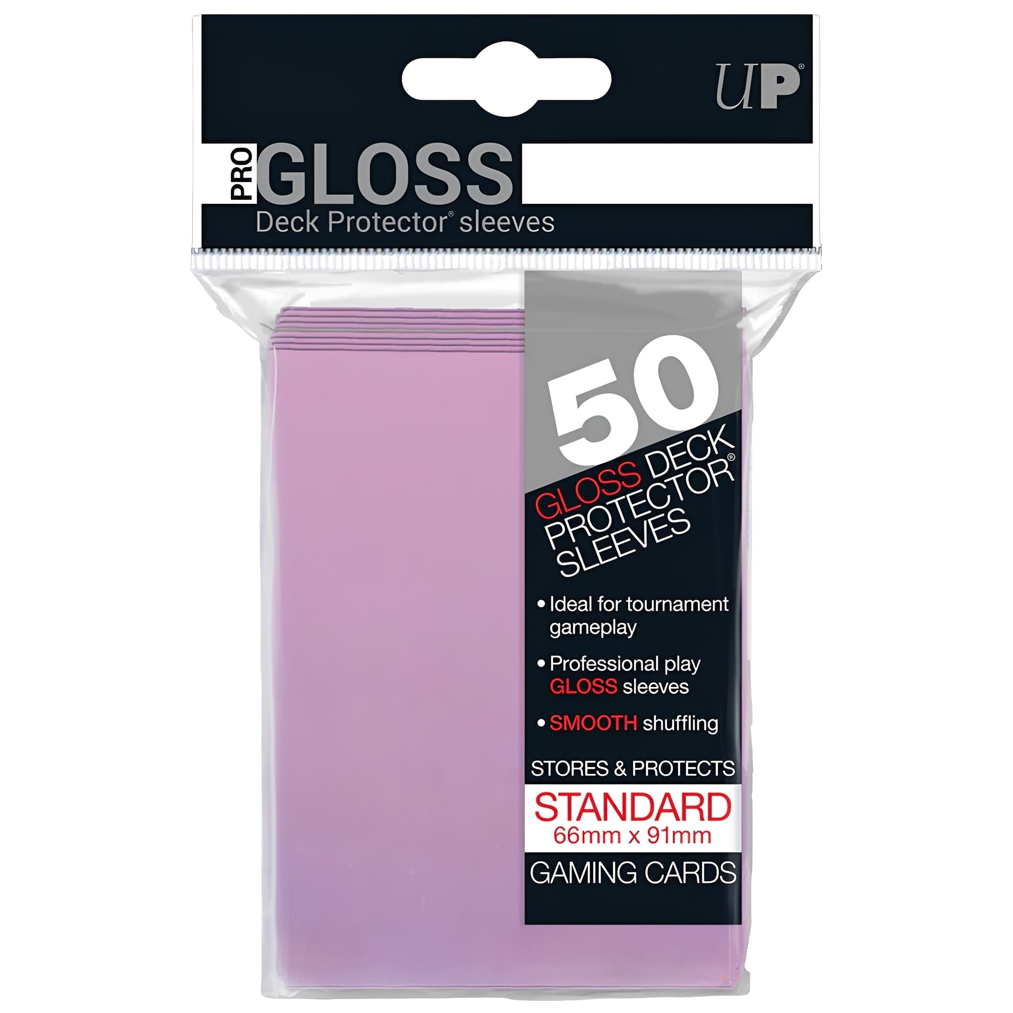 Ultra Pro <br> Standard Size PRO-Gloss Sleeves <br> 50 pieces of multicolor