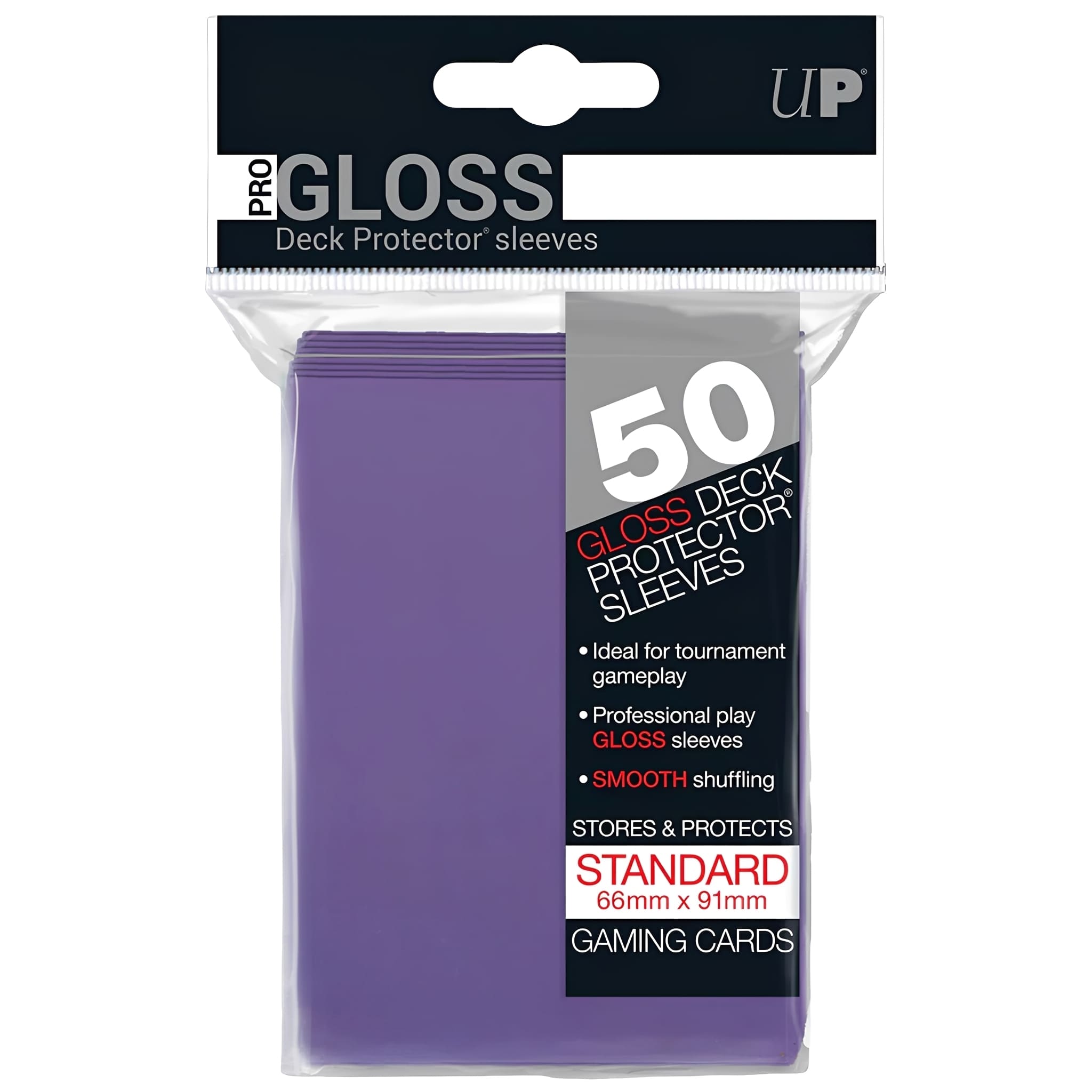 Ultra Pro <br> Standard Size PRO-Gloss Sleeves <br> 50 pieces of multicolor