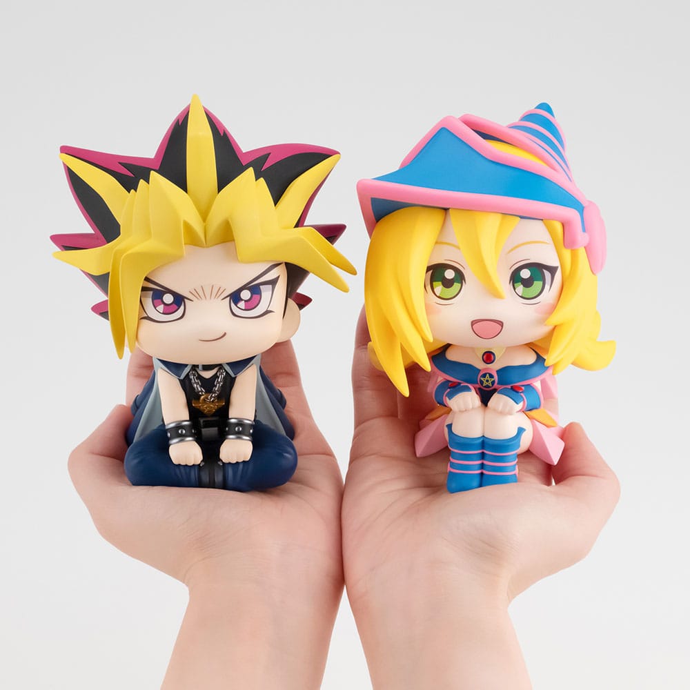 Yu-Gi-Oh! <br> Duel Monsters Look Up PVC Statue <br> Yami Yugi & Dark Magician Girl Set 11cm - God Of Cards