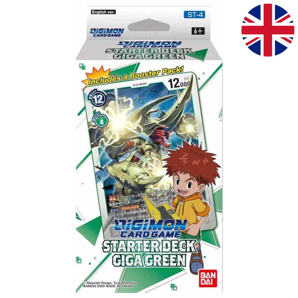 God of Cards: Digimon Starter Deck Giga Green Englisch Produktbild