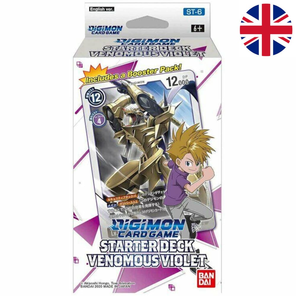 God of Cards: Digimon Starter Deck Venomous Violet Englisch Produktbild