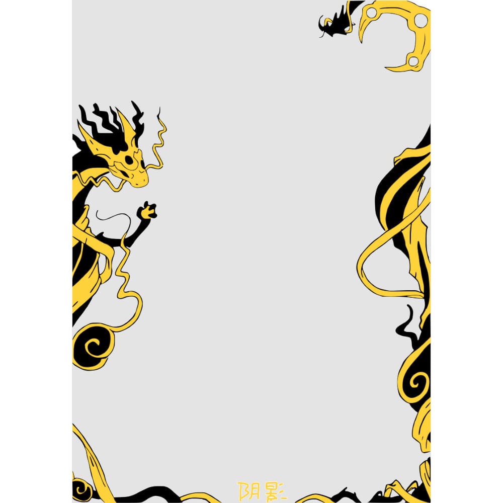 God of Cards: Duelist Island Border Sleeves Shadow Dragon Produktbild