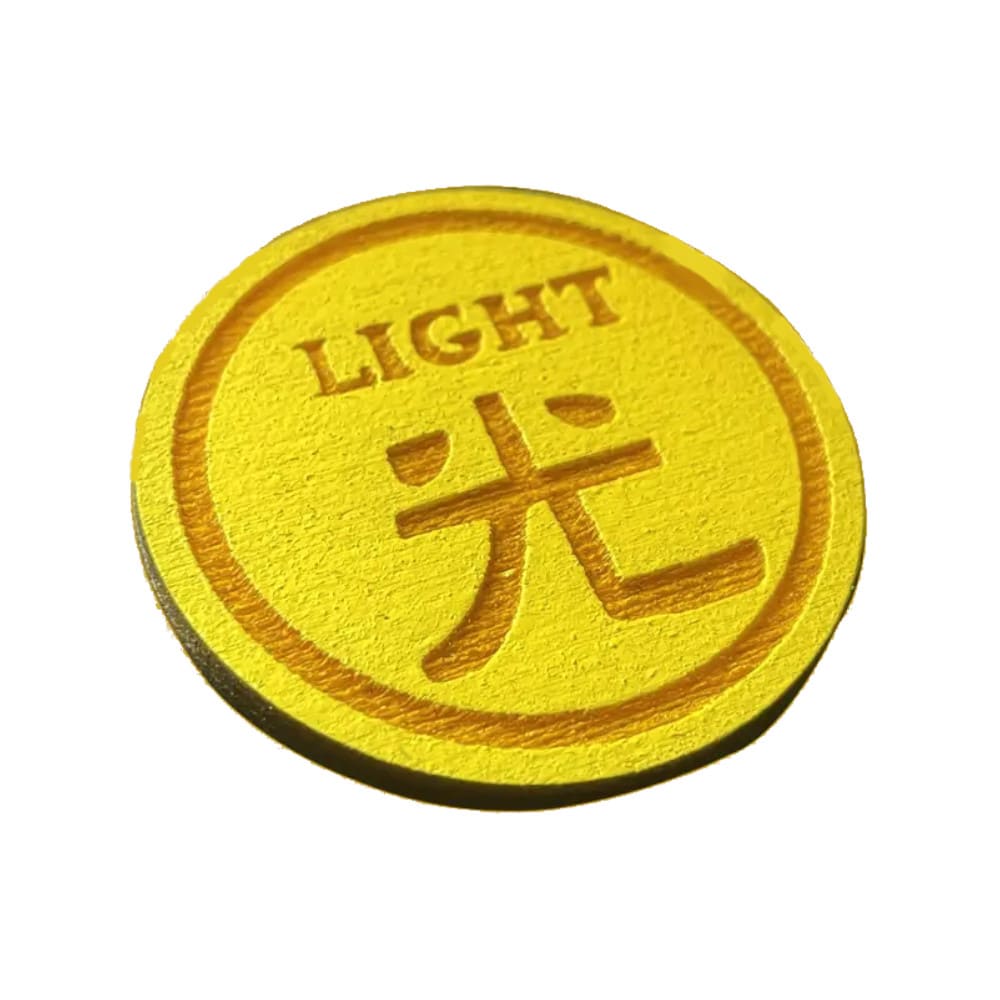God of Cards: Duelist Island Yugioh Coin Attributes Light Produktbild