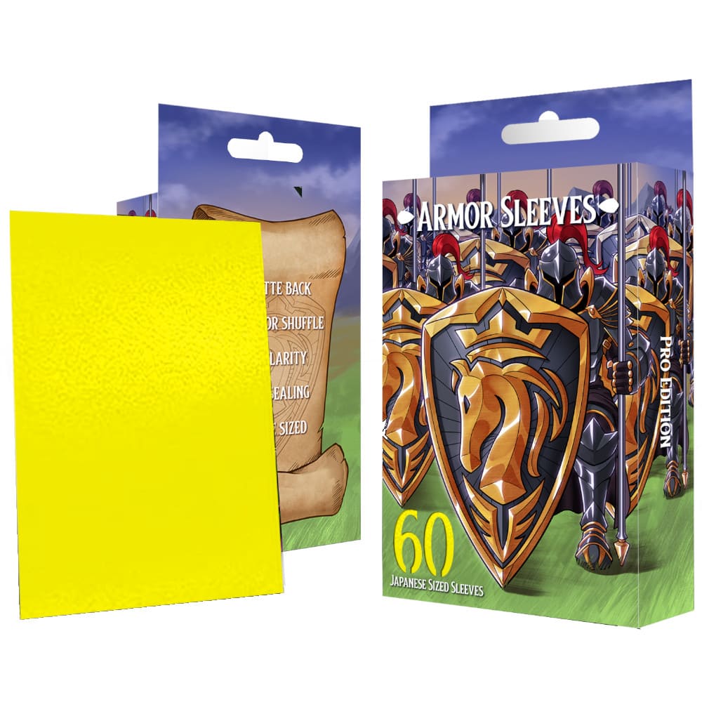 God of Cards: Imperium Duelist Armor Sleeves Pro Japanese Sunny Yellow Produktbild