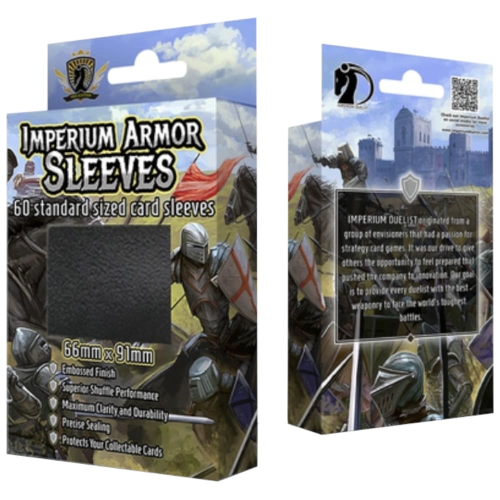 God of Cards: Imperium Duelist Armor Sleeves Pro Standard Black Produktbild