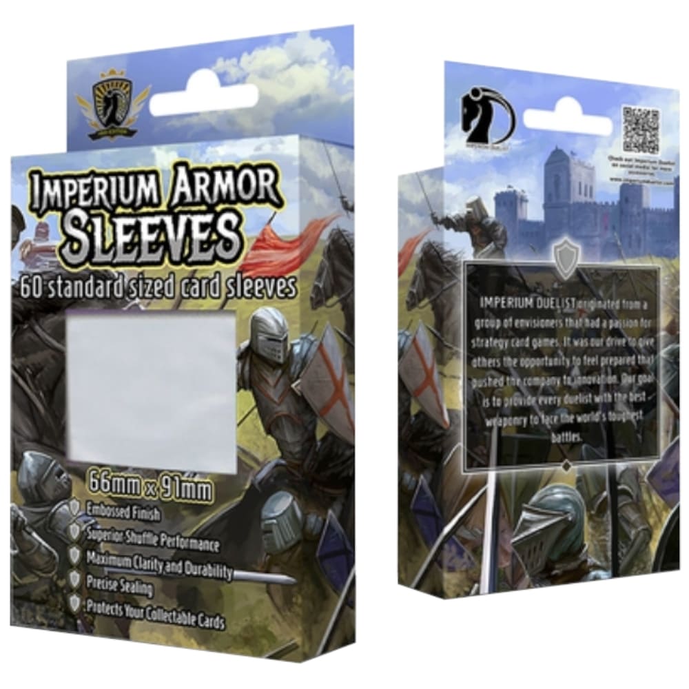 God of Cards: Imperium Duelist Armor Sleeves Pro Standard Clear Produktbild