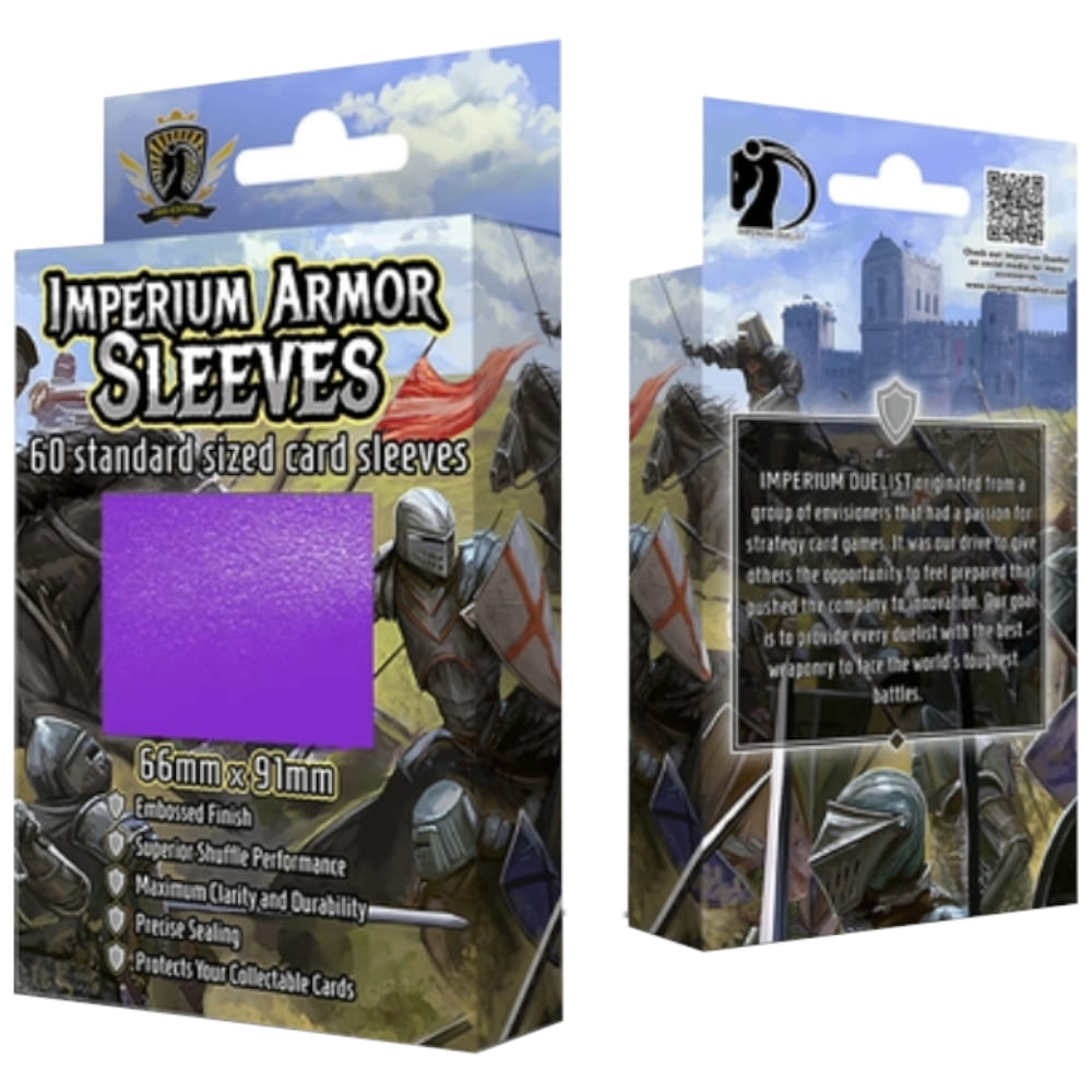 God of Cards: Imperium Duelist Armor Sleeves Pro Standard Purple Produktbild