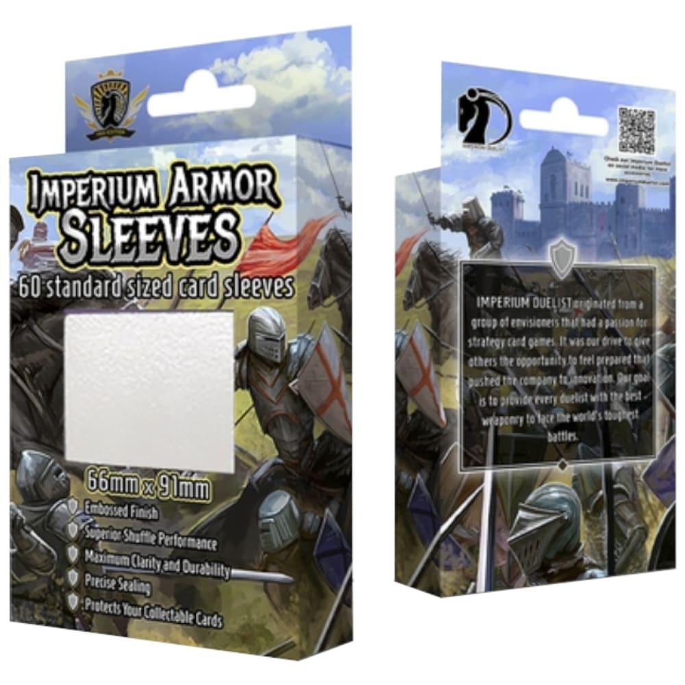God of Cards: Imperium Duelist Armor Sleeves Pro Standard White Produktbild